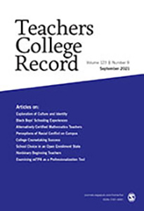 book cover Teachers College Record
